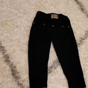 Faux black pants
